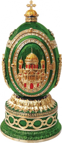 Easter Faberge Style Egg Jewellery Trinket Box with music photo 2