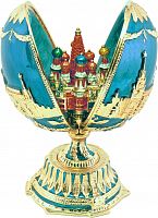 Faberge Style Egg Jewellery Trinket Box ''Kremlin''