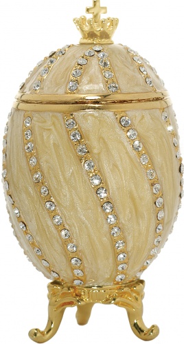 Faberge Style Egg Jewellery Box ''Twisted'' photo 3