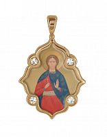 The Orthodox Icon Pendant "Holy Martyr Irina"