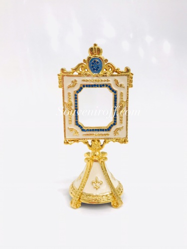Big Faberge Style  Egg Jewellery Trinket Box "Royal Danish" photo 8