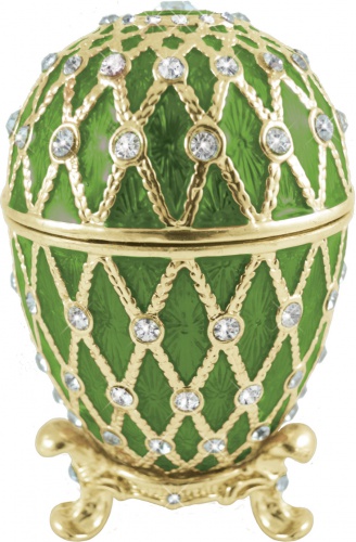 Faberge Style Egg Jewellery Box ''Grid'' photo 2