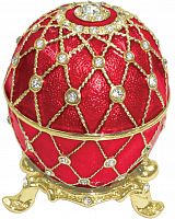 Faberge Style Egg Jewellery Box ''Grid''