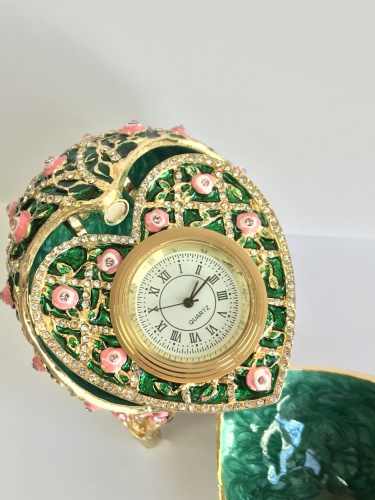 Faberge egg-box with a Heart watch with a grid photo 4