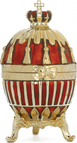 Faberge Style Egg Jewellery Box''Ribby'' photo 5