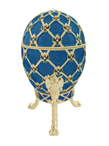 Faberge Style Imperial Coronation Egg Jewellery Trinket Box with The Carriage musical photo 3