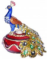 "Peacock on the Vase "Casket