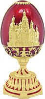 Faberge Style Small Egg Jewellery Trinket Box ''The Savior on Spilled Blood''