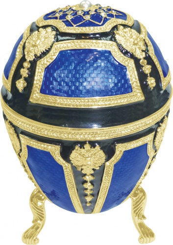 Faberge Style Egg Jewellery Box ''Ten Eagles'' photo 2