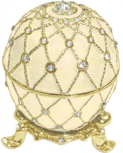 Faberge Style Egg Jewellery Box ''Grid'' photo 7