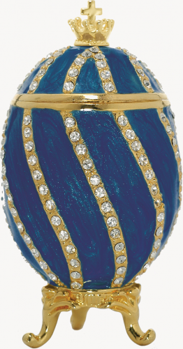 Faberge Style Egg Jewellery Box ''Twisted'' photo 5