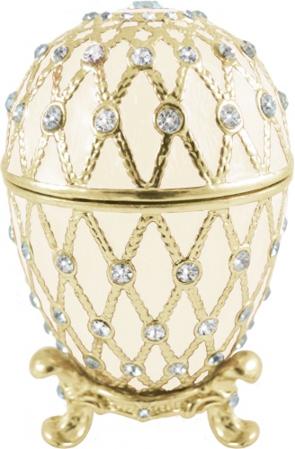 Faberge Style Egg Jewellery Box ''Grid'' photo 3