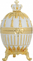 Faberge Style Egg Jewellery Box''Ribby''