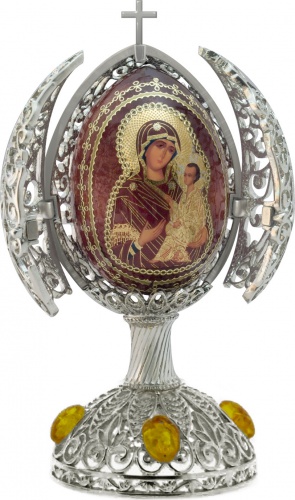Egg Jewelry Box, incised ornament photo 2