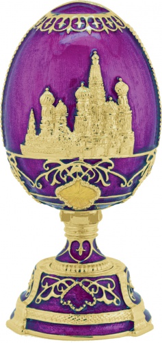 Faberge Style Egg Jewellery Trinket Box "St Basil's Church" photo 6