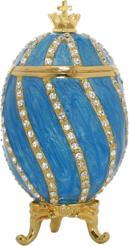 Faberge Style Egg Jewellery Box ''Twisted'' photo 4
