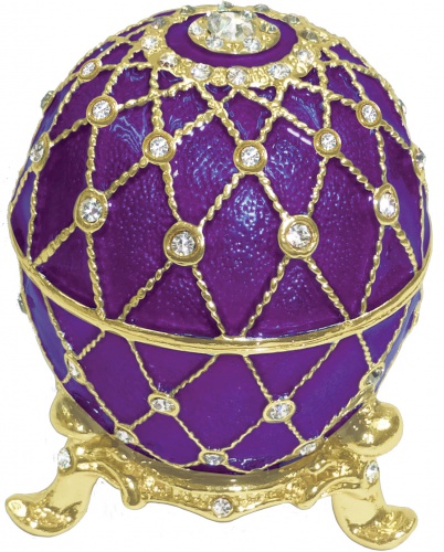 Faberge Style Egg Jewellery Box ''Grid'' photo 4