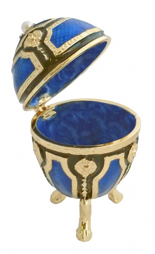 Faberge Style Small Egg ''Ten Eagles''