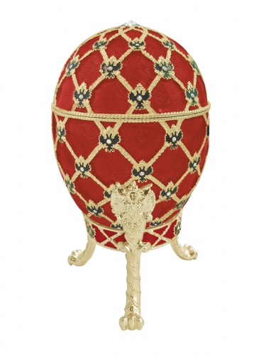 Faberge Style Imperial Coronation Egg Jewellery Trinket Box with The Carriage musical photo 2