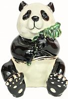 "Panda with bamboo" Casket