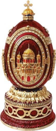 Easter Faberge Style Egg Jewellery Trinket Box with music photo 3