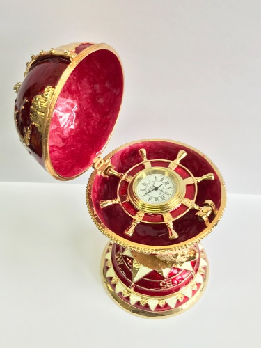 Faberge Style Medium Jewellery Trinket Box ''Globe'' photo 6