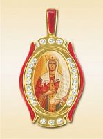 The Orthodox Icon Pendant "Holy Empress Helen"