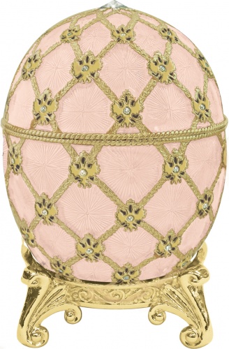 Faberge Style Medium Egg Jewellery Trinket Box  "Coronation" photo 2