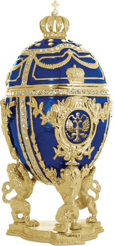 Faberge Style Egg Jewellery Trinket Box