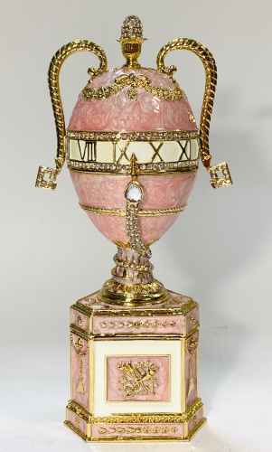 Faberge Style Egg Jewellery Trinket Box "Duchess of Marlborough" musical photo 3