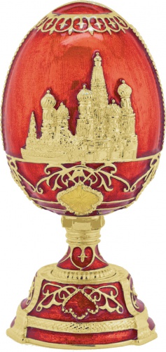 Faberge Style Egg Jewellery Trinket Box "St Basil's Church" photo 3