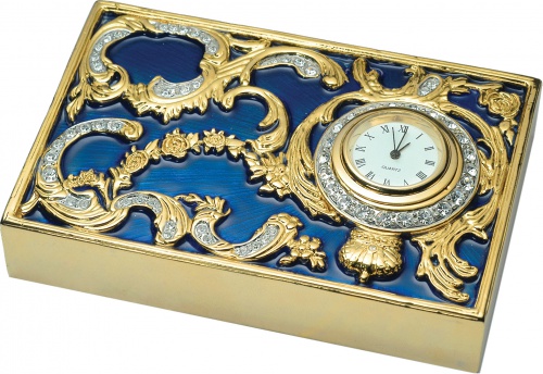 Faberge Style Card Holder with Watch