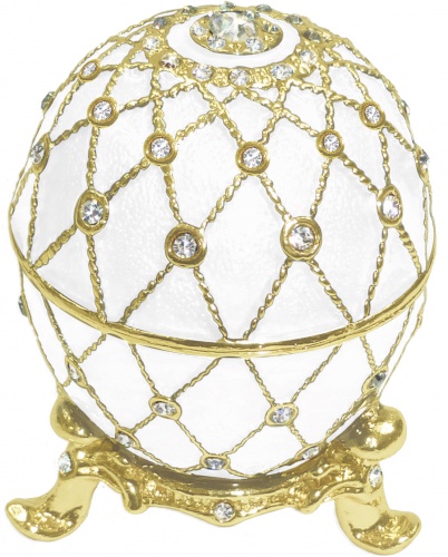 Faberge Style Egg Jewellery Box ''Grid'' photo 6