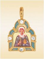 The Orthodox Icon Pendant "Equal to the Apostles Mary Magdalene"