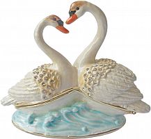 "A Pair of Swans" Casket