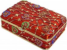 Orange Faberge Style Jewellery Box-Cigarette case