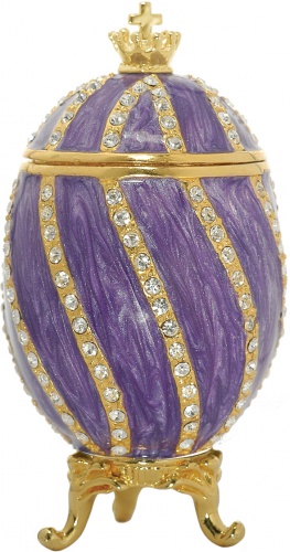 Faberge Style Egg Jewellery Box ''Twisted'' photo 2