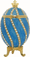 Faberge Style Egg Jewellery Box ''Twisted''