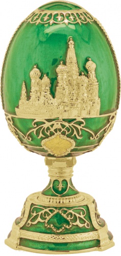 Faberge Style Egg Jewellery Trinket Box "St Basil's Church" photo 4