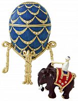 Faberge Pinecone Egg Box with elephant