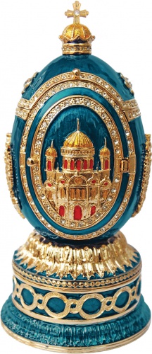 Easter Faberge Style Egg Jewellery Trinket Box with music photo 4