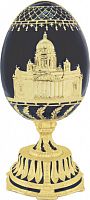 Faberge Style Small Egg Jewellery Trinket Box ''Saint Isaac's Cathedral''