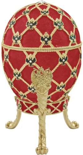 Faberge Style Egg Jewellery Trinket Box ''Coronation" with carriage photo 2