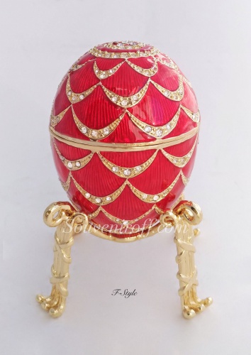 Faberge Pinecone Egg Box with elephant photo 5
