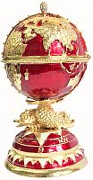 Faberge Style Medium Jewellery Trinket Box ''Globe''