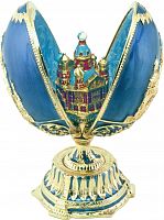 Easter Faberge Style Egg Jewellery Box "The Savior on Spilled Blood"