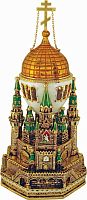 Faberge Style Egg Jewellery Trinket Box "Assumption Cathedral" musical
