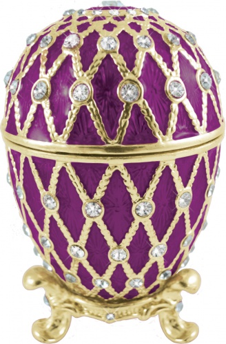 Faberge Style Egg Jewellery Box ''Grid'' photo 5