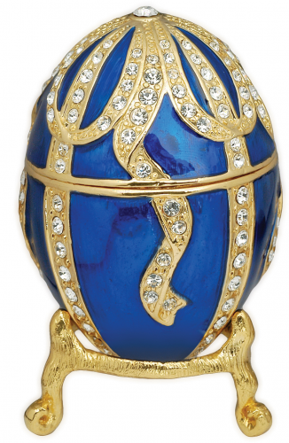 Faberge Style Egg Jewellery Box ''Bow'' photo 3