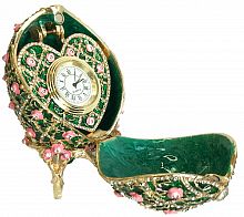Faberge egg-box with a Heart watch with a grid